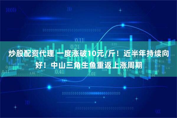 炒股配资代理 一度涨破10元/斤!近半年持续向好!中山三角生鱼重返上涨周期